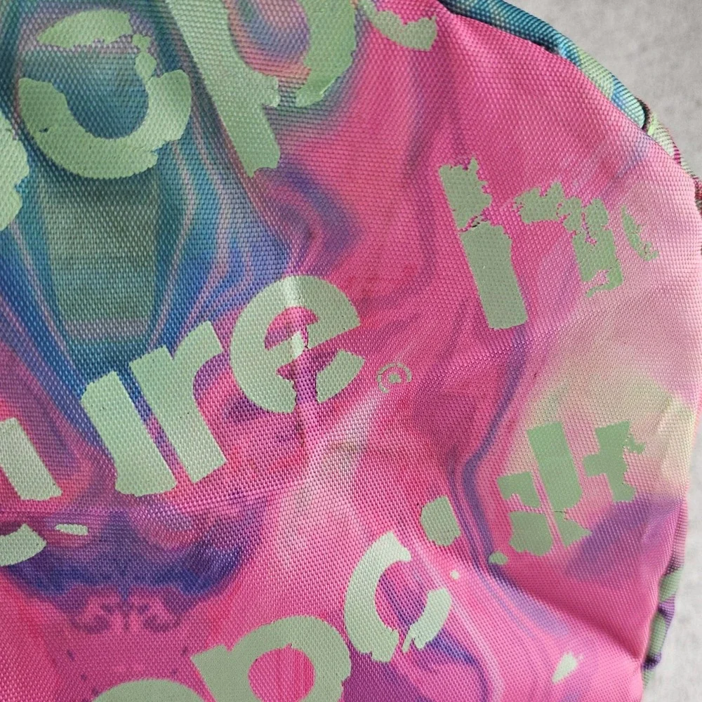 Hoop Culture Backpack Fresh Culture  Basketball Tye Dye All Over Print Blue Pink